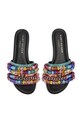 Kurt Geiger London klapki damskie Southbank Beaded 4725469609 czarny SS26