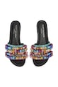 Kurt Geiger London klapki damskie Southbank Beaded 4725469609 czarny SS26