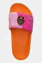 Kurt Geiger London klapki damskie Meena Eagle pomarańczowy 7400269689