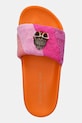 Kurt Geiger London klapki damskie Meena Eagle pomarańczowy 7400269689
