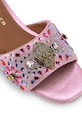 Kurt Geiger London klapki damskie Kensington Flat Sandal różowy 8496157609