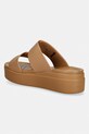 Obuwie Crocs Brooklyn klapki na platformie damskie 207431.2HI brązowy