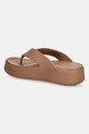 Obuwie Crocs Getaway Platform japonki damskie 209410.2JJ brązowy