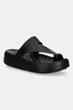 Crocs Getaway Platform Toe Loop japonki damskie czarny 210834.001