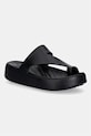 Crocs Getaway Platform Toe Loop japonki damskie czarny 210834.001