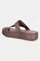 Obuwie Crocs Getaway Platform Toe Loop klapki damskie 210834.0LF brązowy