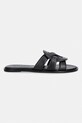Coach natikače za žene od kože Lena Leather Slide Sandal CDE78.BLK crna SS26