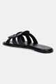 Obuća Coach natikače za žene od kože Lena Leather Slide Sandal CDE78.BLK crna