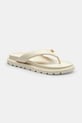 Coach japonki damskie skórzane Brynn Leather Thong Sandal CEF54.CHK biały SS26