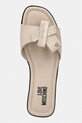Love Moschino klapki damskie skórzane beżowy JA28142G0OIE0110