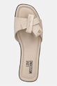 Love Moschino klapki damskie skórzane beżowy JA28142G0OIE0110