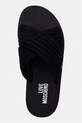 Love Moschino klapki damskie czarny JA28324G0OJQC000