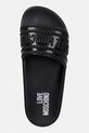 Love Moschino klapki basenowe damskie czarny JA28342G0OI22000