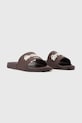 AllSaints papuci pentru femei Saint Slider W118FE maro SS26