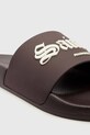 AllSaints papuci pentru femei Saint Slider maro W118FE