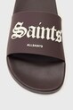 AllSaints papuci pentru femei Saint Slider W118FE maro