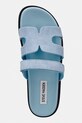 Steve Madden klapki damskie nubukowe Missile niebieski 11003028.455