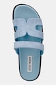 Steve Madden klapki damskie nubukowe Missile niebieski 11003028.455