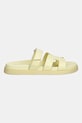 Steve Madden klapki damskie skórzane Missile 11003028.BY6 żółty SS26