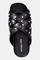 MICHAEL Michael Kors шлёпанцы для женщин кожаные Irene Flat Sandal чёрный 40S5IRFS5L.001