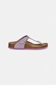 Birkenstock japonki dziecięce Gizeh Kids BF Cos. Sparkle 1031785.34.35 fioletowy SS26