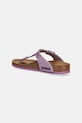 Dziewczynka Birkenstock japonki dziecięce Gizeh Kids BF Cos. Sparkle 1031785.34.35 fioletowy