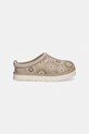 UGG kapcie zamszowe dziecięce TAZZ SUN STITCH 1175210K beżowy SS26