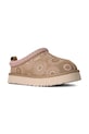 UGG kapcie zamszowe dziecięce TAZZ SUN STITCH 1175210K beżowy SS26