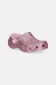 Crocs klapki dziecięce CLASSIC CHUNKY GLITTER CLOG T różowy 211940.CROCS.CLASSIC.CH