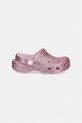 Crocs klapki dziecięce CLASSIC CHUNKY GLITTER CLOG T 211940.CROCS.CLASSIC.CH różowy SS26
