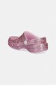 Dziewczynka Crocs klapki dziecięce CLASSIC CHUNKY GLITTER CLOG T 211940.CROCS.CLASSIC.CH różowy