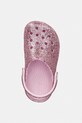 Crocs klapki dziecięce CLASSIC CHUNKY GLITTER CLOG T różowy 211940.CROCS.CLASSIC.CH
