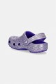 Dziewczynka Crocs klapki dziecięce CLASSIC FANTASY GLITTER CLOG T 212562.CROCS.CLASSIC.FA fioletowy