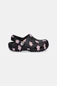 Crocs sandały dziecięce CROCSCLASSIC FLOWERR CLOG K 212670.CROCSCLASSIC.FLO czarny SS26