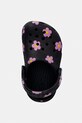 Crocs sandały dziecięce CLASSIC FLOWER CLOG T czarny 212671.CROCS.CLASSIC.FL