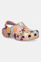 Crocs шлёпанцы для детей CLASSIC RETRO SUMMER CLOG K розовый 213269.CROCS.CLASSIC.RE