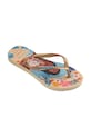 Dziewczynka Havaianas klapki dziecięce KIDS SLIM PRINCESS 4123328.PPY2 beżowy