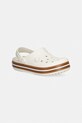 Crocs klapki damskie CROCBAND GUM CLOG K beżowy 212775.CROCS.CROCBAND.G