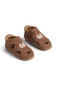 Wheat kapcie zamszowe dziecięce WF601.01 brązowy SS26