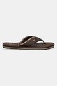 Tommy Hilfiger japonki TUMBLE BEACH SANDAL FM0FM05710 brązowy SS26