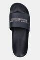 Tommy Hilfiger klapki RAISED POOL SLIDE granatowy FM0FM05761
