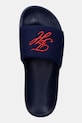 Tommy Hilfiger klapki męskie TH EMBROIDERY POOL SLIDE granatowy FM0FM05858