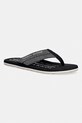 Tommy Hilfiger japonki męskie HILFIGER CHAMBRAY BEACH SANDAL czarny FM0FM05751