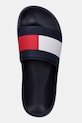 Tommy Hilfiger klapki męskie CORE HILFIGER FLAG POOL SLIDE granatowy FM0FM05798