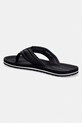 Obuwie Tommy Hilfiger japonki męskie HILFIGER PADDED BEACH SANDAL FM0FM05801 czarny