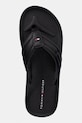 Tommy Hilfiger japonki męskie HILFIGER PADDED BEACH SANDAL czarny FM0FM05801