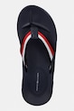 Tommy Hilfiger japonki męskie MOLDED HILFIGER RWB BEACH SANDAL granatowy FM0FM05803