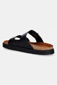 Boty Tommy Hilfiger pantofle pánské kožené HILFIGER CHAMBRAY BEACH SANDAL FM0FM05754 černá