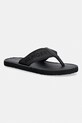 Tommy Hilfiger japonki męskie HILFIGER LEATHER BEACH SANDAL czarny FM0FM05808