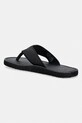 Obuwie Tommy Hilfiger japonki męskie HILFIGER LEATHER BEACH SANDAL FM0FM05808 czarny